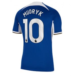 Mykhailo Mudryk #10 Chelsea Hjemmebanetrøje 2023-2024 blå Kort ærmer