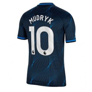 Mykhailo Mudryk #10 Chelsea Udebanetrøje 2023-2024 Kort ærmer til mænd
