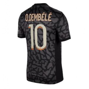 Ousmane Dembele #10 Paris Saint-Germain PSG Tredje trøje 2023-24 Kort ærmer til mænd