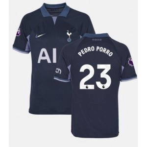 Pedro Porro #23 Tottenham Hotspur Udebanetrøje 2023-24 Kort ærmer