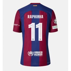 Raphinha Belloli #11 Barcelona Hjemmebanetrøje 2023-2024 Kort ærmer