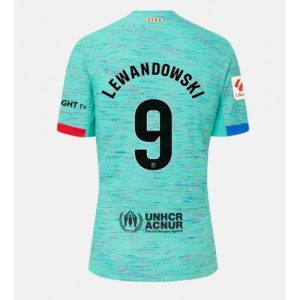 Robert Lewandowski #9 Barcelona Tredje trøje 2023-2024 grøn Kort ærmer