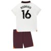 Rodri Hernandez #16 Manchester City Udebanesæt Børn 2023-24 Kort ærmer + korte bukser