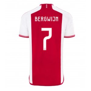Steven Bergwijn #7 Ajax Hjemmebanetrøje 2023-2024 Kort ærmer