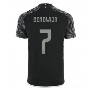 Steven Bergwijn #7 Ajax Tredje trøje 2023-2024 sort Kort ærmer