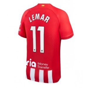 Thomas Lemar #11 Atletico Madrid Hjemmebanetrøje 2023-2024 rød Kort ærmer
