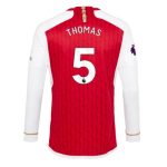 Thomas Partey #5 Arsenal Hjemmebanetrøje 2023-2024 Lange ærmer
