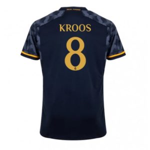 Toni Kroos #8 Real Madrid Udebanetrøje 2023-2024 sort grå Kort ærmer