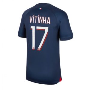 Vitinha Ferreira #17 Paris Saint-Germain PSG Hjemmebanetrøje 2023-24 Herrer Kort ærmer