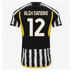 Alex Sandro #12 Herre Juventus Hjemmebanetrøje 2023-2024 Kort ærmer