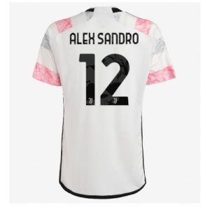 Alex Sandro #12 Herre Juventus Udebanetrøje 2023-2024 Kort ærmer