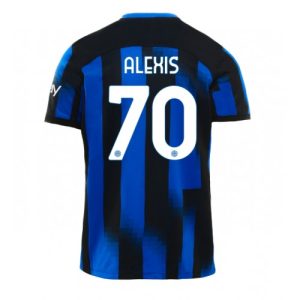 Alexis Sanchez #70 Herre Inter Milan Hjemmebanetrøje 2023-2024 Kort ærmer