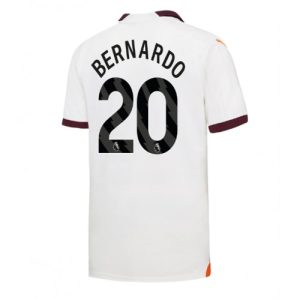 Bernardo Silva #20 Manchester City Udebanetrøje 2023-2024 hvid Kort ærmer