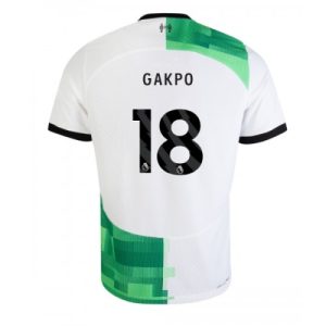 Cody Gakpo #18 Liverpool Udebanetrøje 2023-2024 Kort ærmer