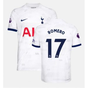 Cristian Romero #17 Tottenham Hotspur Hjemmebanetrøje 2023-2024 hvid Kort ærmer
