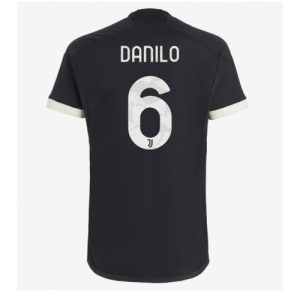 Danilo Luiz #6 Herre Juventus Tredje trøje 2023-2024 sort Kort ærmer