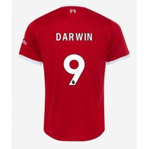 Darwin Nunez #9 Liverpool Hjemmebanetrøje 2023-2024 rød Kort ærmer