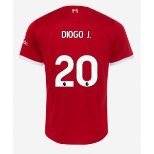 Diogo Jota #20 Liverpool Hjemmebanetrøje 2023-2024 rød Kort ærmer