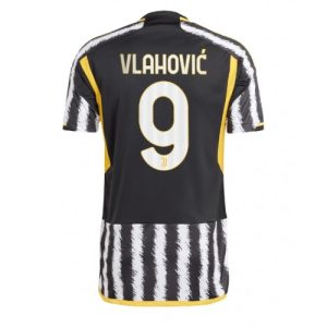 Dusan Vlahovic #9 Herre Juventus Hjemmebanetrøje 2023-2024 Kort ærmer