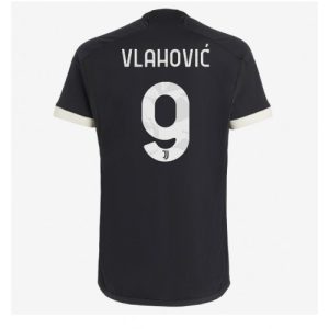 Dusan Vlahovic #9 Herre Juventus Tredje trøje 2023-2024 sort Kort ærmer