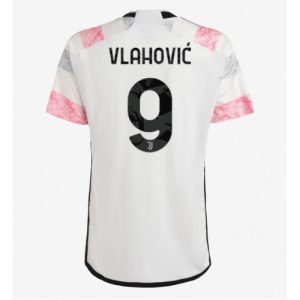 Dusan Vlahovic #9 Herre Juventus Udebanetrøje 2023-2024 Kort ærmer