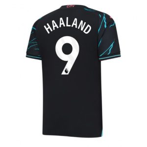 Erling Haaland #9 Manchester City Tredje trøje 2023-2024 Kort ærmer