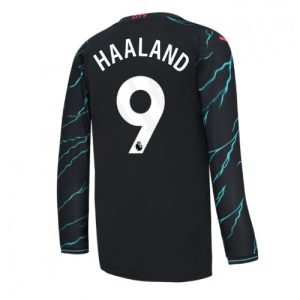 Erling Haaland #9 Manchester City Tredje trøje 2023-2024 Lange ærmer