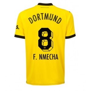 Felix Nmecha #8 Borussia Dortmund Hjemmebanetrøje 2023-2024 gul Kort ærmer