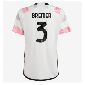 Gleison Bremer #3 Herre Juventus Udebanetrøje 2023-2024 Kort ærmer