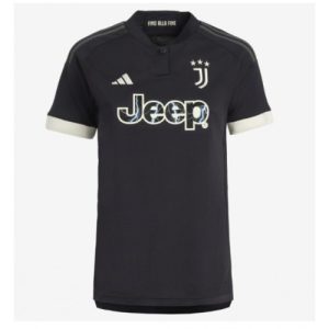 Herre Juventus Tredje trøje 2023-2024 sort Kort ærmer
