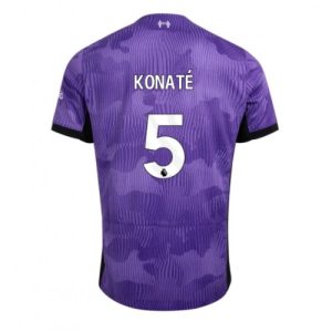 Ibrahima Konate #5 Liverpool Tredje trøje 2023-2024 lilla Kort ærmer