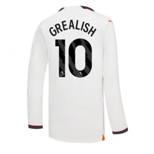 Jack Grealish #10 Herre Manchester City Udebanetrøje 2023-2024 Lange ærmer
