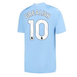 Jack Grealish #10 Manchester City Hjemmebanetrøje 2023-2024 Kort ærmer