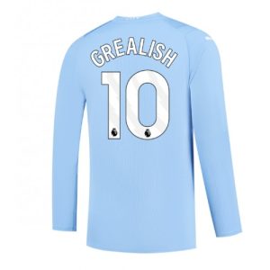 Jack Grealish #10 Manchester City Hjemmebanetrøje 2023-2024 Lange ærmer