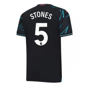 John Stones #5 Manchester City Tredje trøje 2023-2024 Kort ærmer