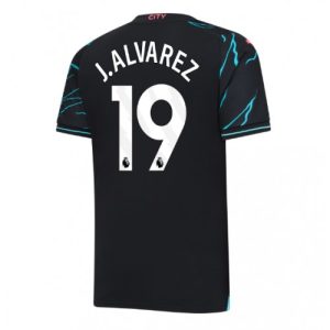 Julian Alvarez #19 Manchester City Tredje trøje 2023-2024 Kort ærmer