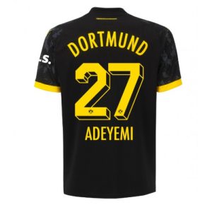 Karim Adeyemi #27 Borussia Dortmund Udebanetrøje 2023-2024 Kort ærmer