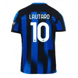 Lautaro Martinez #10 Herre Inter Milan Hjemmebanetrøje 2023-2024 Kort ærmer