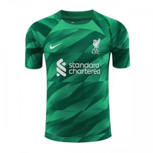 Liverpool Målmand Tredje trøje 2023-2024 grøn Kort ærmer