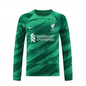 Liverpool Målmand Tredje trøje 2023-2024 grøn Lange ærmer