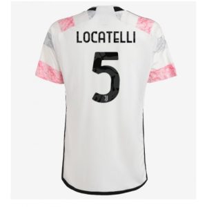 Manuel Locatelli #5 Herre Juventus Udebanetrøje 2023-2024 Kort ærmer