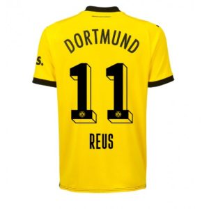 Marco Reus #11 Borussia Dortmund Hjemmebanetrøje 2023-2024 gul Kort ærmer
