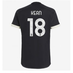 Moise Kean #18 Herre Juventus Tredje trøje 2023-2024 sort Kort ærmer