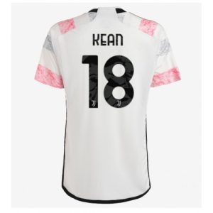Moise Kean #18 Herre Juventus Udebanetrøje 2023-2024 Kort ærmer