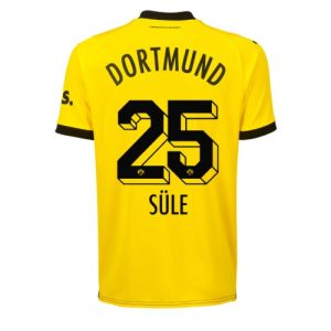 Niklas Sule #25 Borussia Dortmund Hjemmebanetrøje 2023-2024 gul Kort ærmer