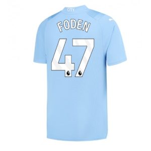 Phil Foden #47 Manchester City Hjemmebanetrøje 2023-2024 Kort ærmer