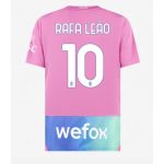 Rafael Leao #10 Herre AC Milan Tredje trøje 2023-2024 lyserød Kort ærmer