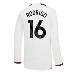 Rodri Hernandez #16 Manchester City Udebanetrøje 2023-2024 Lange ærmer
