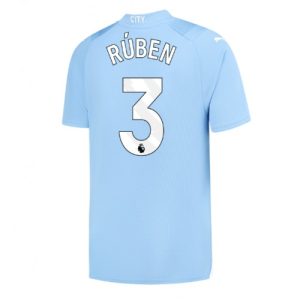 Ruben Dias #3 Manchester City Hjemmebanetrøje 2023-2024 Kort ærmer