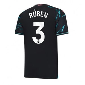 Ruben Dias #3 Manchester City Tredje trøje 2023-2024 Kort ærmer